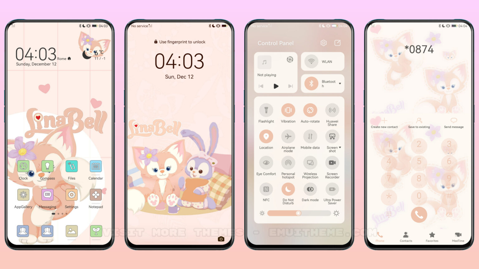 LinaBell Theme for Huawei EMUI 12/11/10/9 and MagicUI 5/4/3/2 | Huawei ...
